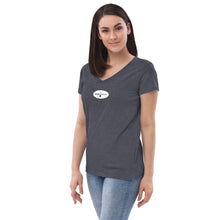 Load image into Gallery viewer, Zander Reese Signature Series - Record Women’s v-neck t-shirt
