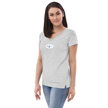Load image into Gallery viewer, Zander Reese Signature Series - Record Women’s v-neck t-shirt
